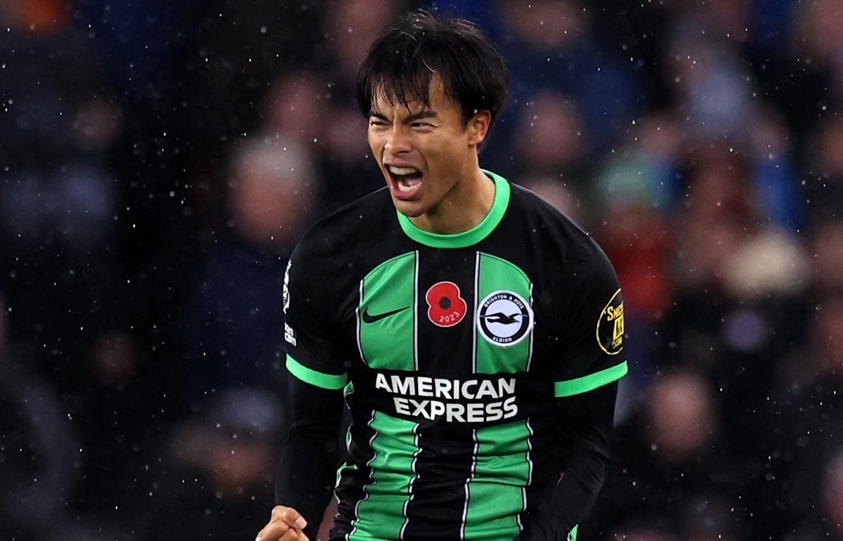 試合終盤に勝ち点1に繋がる突破を見せた三笘薫