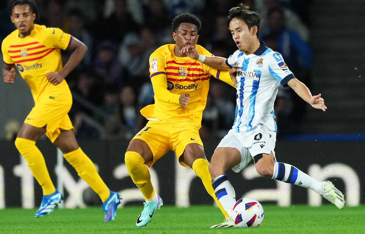 久保建英が古巣バルサ相手に躍動もチームは敗れる
