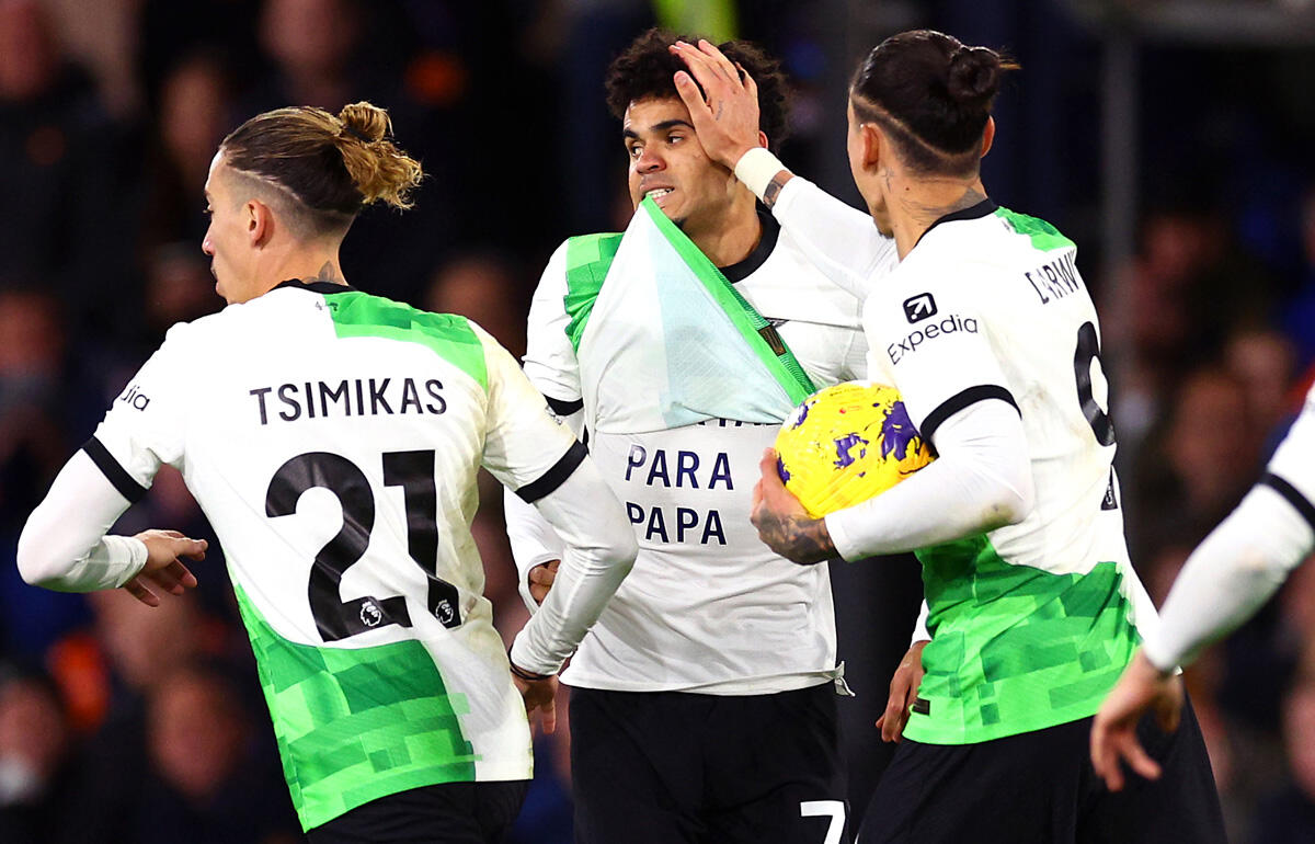 復帰戦で劇的同点ゴールを決めたルイス・ディアス