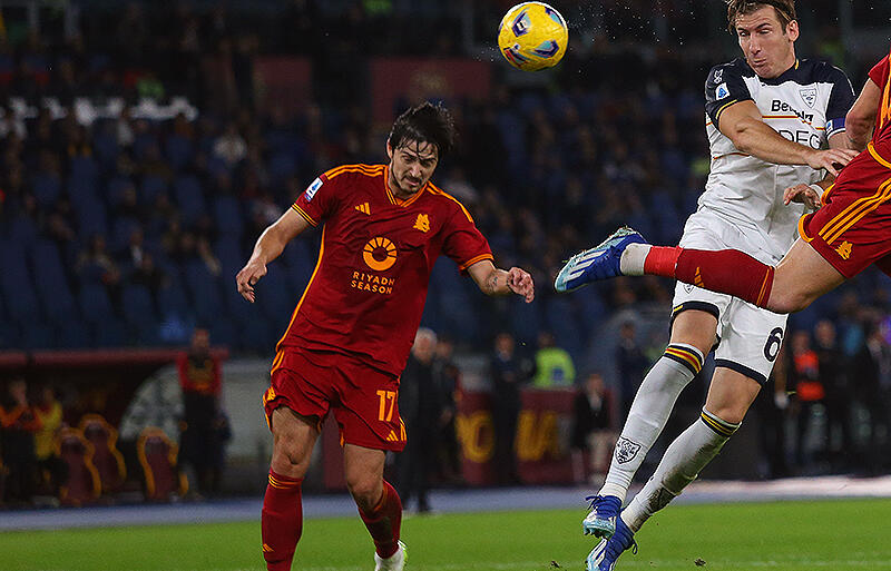 貴重な同点ゴールとなるセリエA初ゴール奪取のアズムン