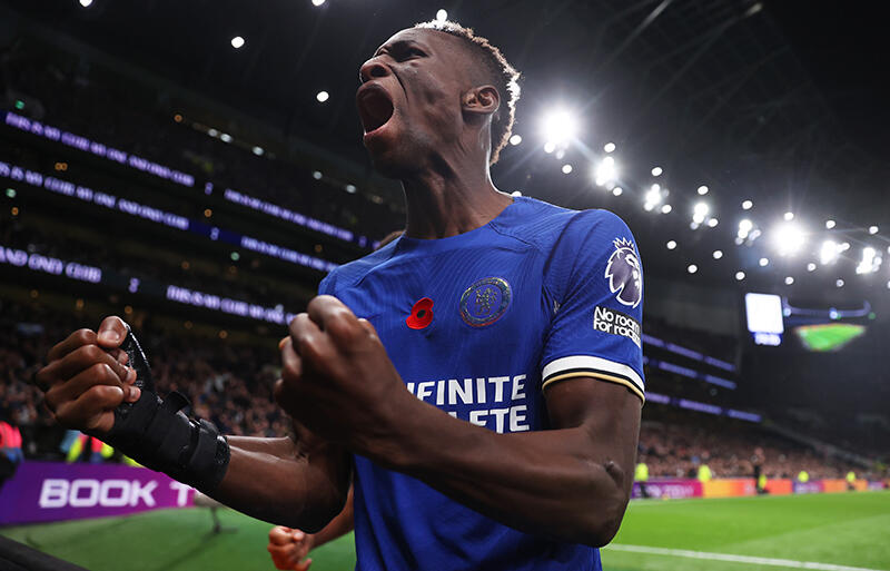 ハットトリックで勝利に貢献したFWニコラス・ジャクソン