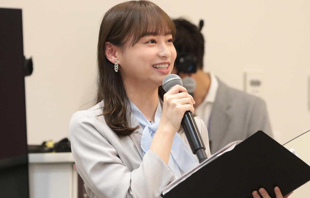 ロンドンで海外での初生観戦を果たした影山優佳さん