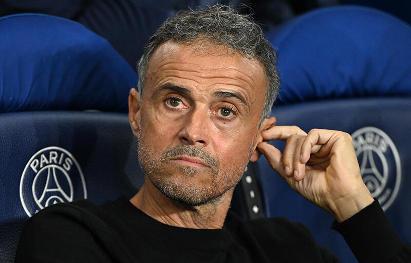 CLグループ首位に立つPSGのルイス・エンリケ監督