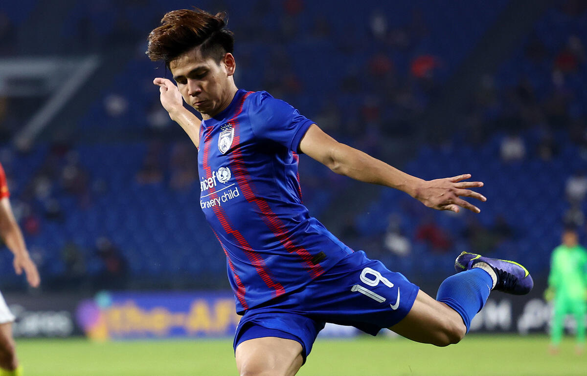 決勝点を決めたJDTのアヒヤール・ラシド