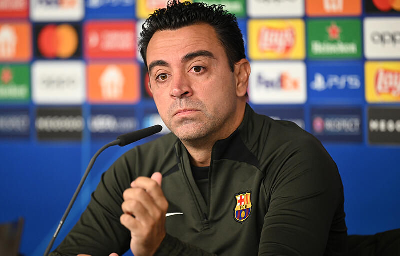 CL初黒星に怒りを表明するチャビ・エルナンデス監督