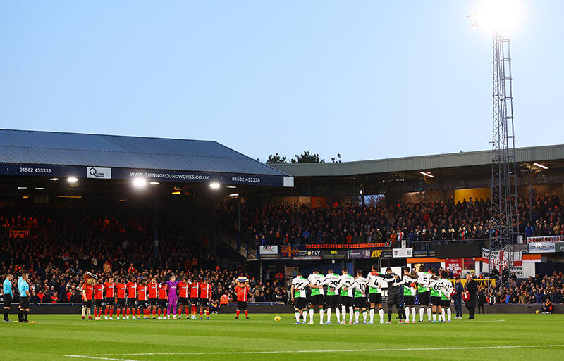 問題のチャントが歌われたルートン・タウンのケニルワース・ロード