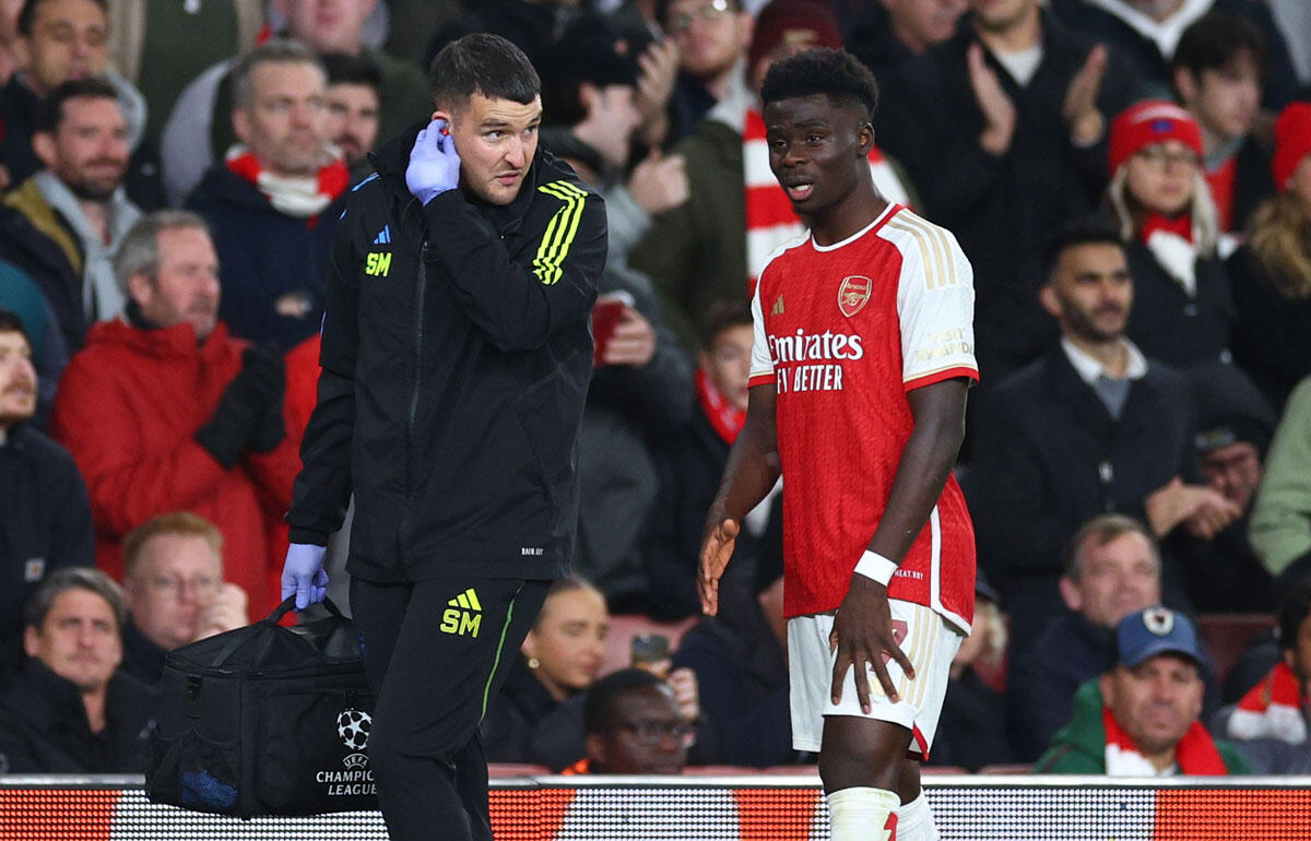 1G1Aも終盤負傷交代のサカ