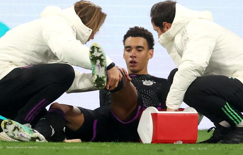 状態が懸念されるバイエルンのMFジャマル・ムシアラ