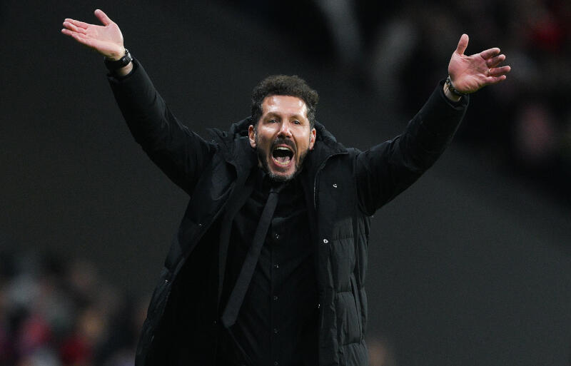 契約延長にサインしたシメオネ監督