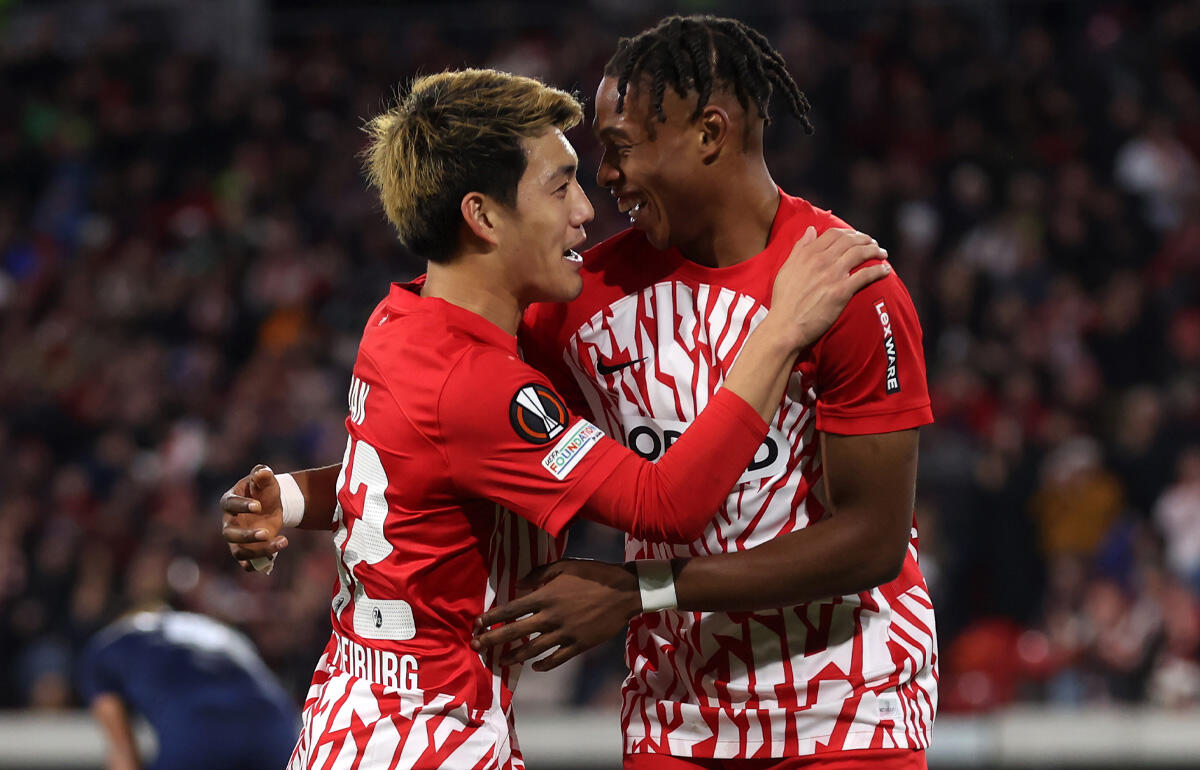 途中出場でEL初ゴールを記録した堂安律