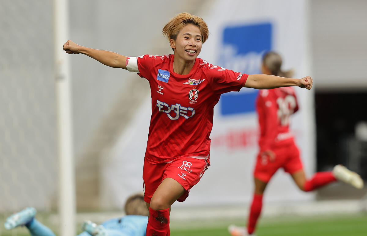 開幕戦でゴールを決めたI神戸・田中美南
