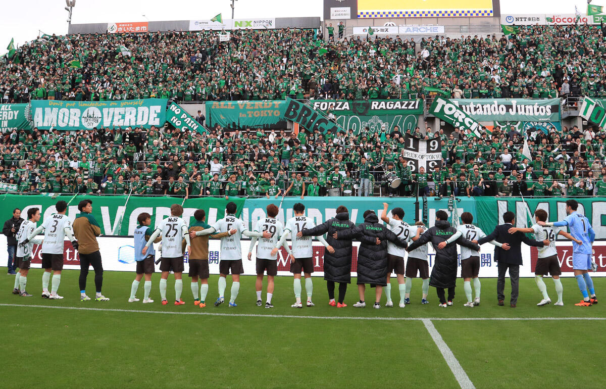 昇格プレーオフに3位で臨む東京ヴェルディ