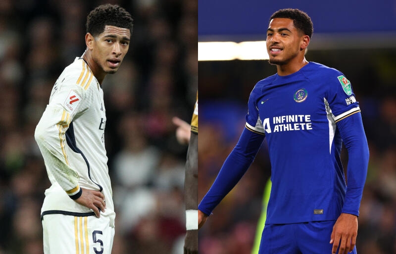 離脱したベリンガム(左)とコルウィル(右)