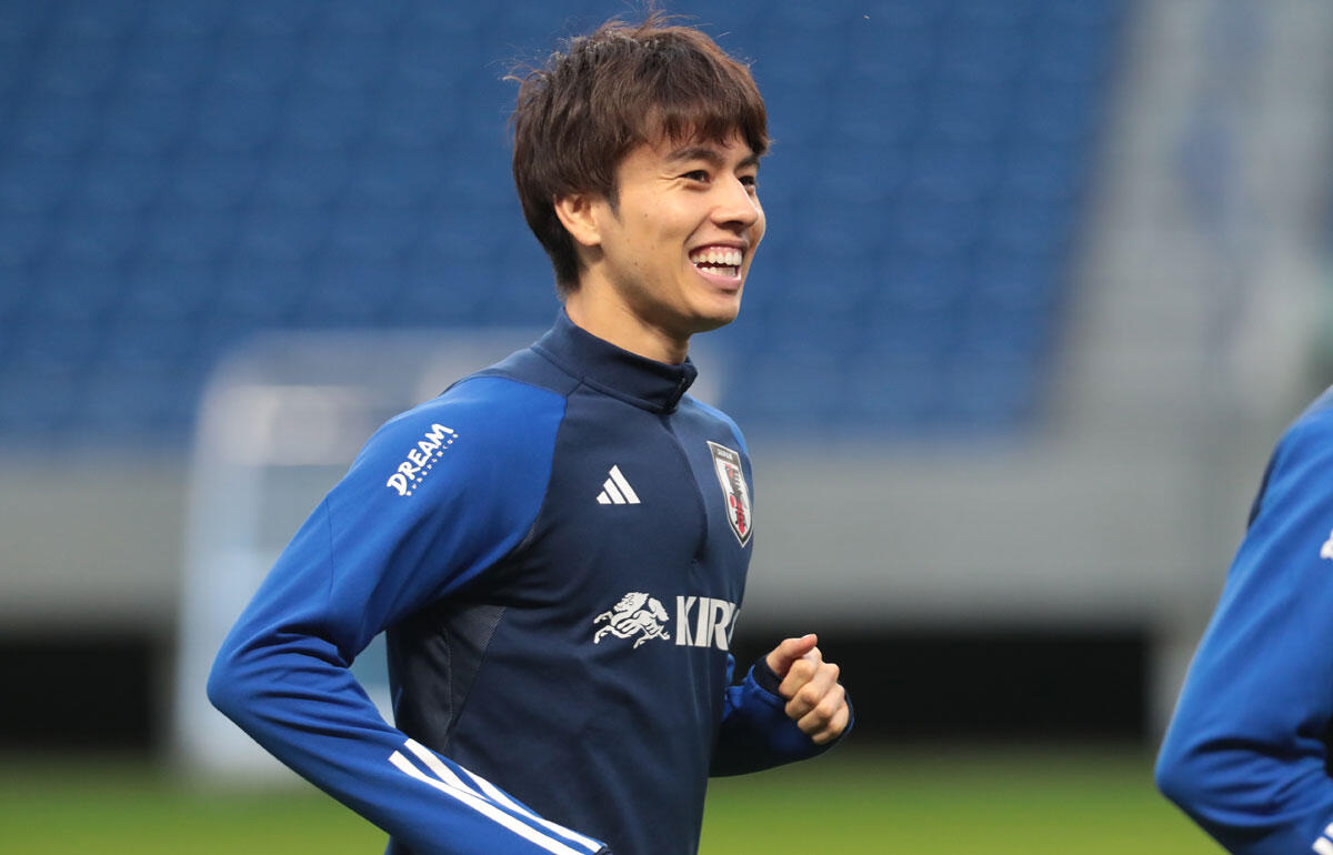 10月のカナダ戦は2ゴールの田中碧