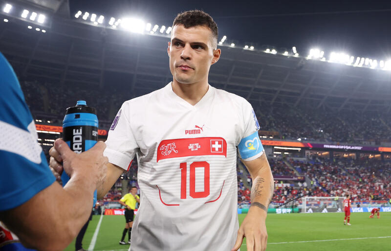 ジャカがスイス代表歴代最多キャップの119試合目。