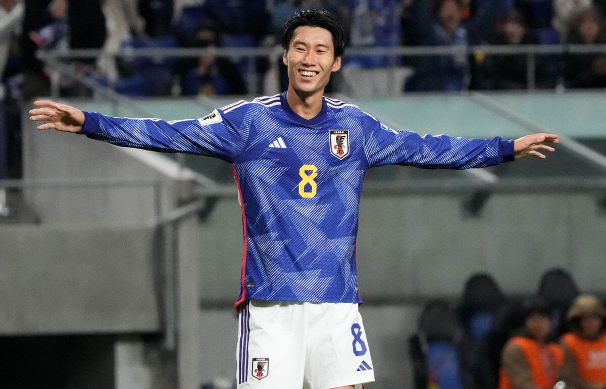 ミドルシュートでゴールを奪った鎌田大地