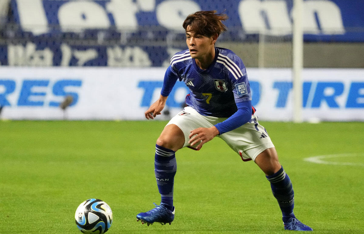 日本代表デビューを果たした佐野海舟