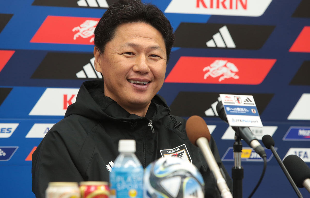 日本での初陣を控えるU-22日本代表の大岩剛監督