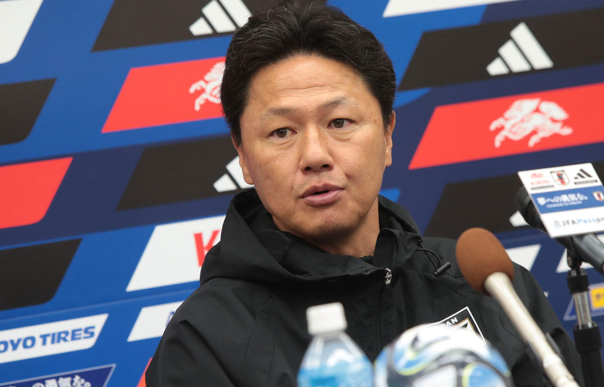 アルゼンチン戦に向けて意気込みを語る大岩剛監督