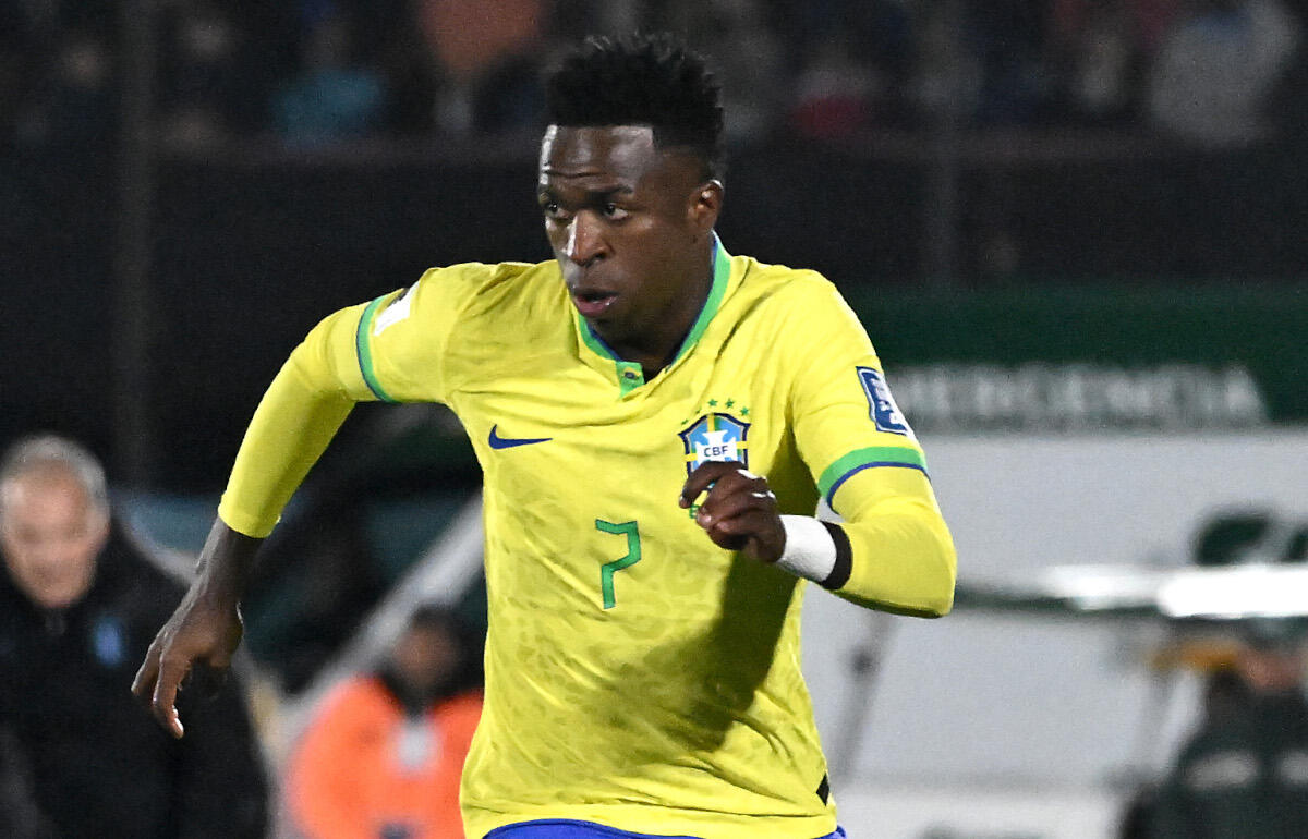 コロンビア代表戦で負傷交代となったヴィニシウス