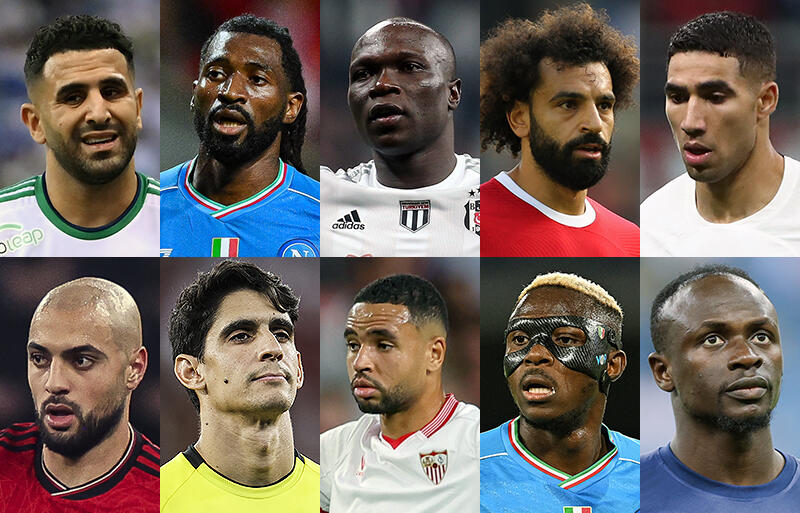 アフリカ年間最優秀選手賞の最終候補10名出揃う