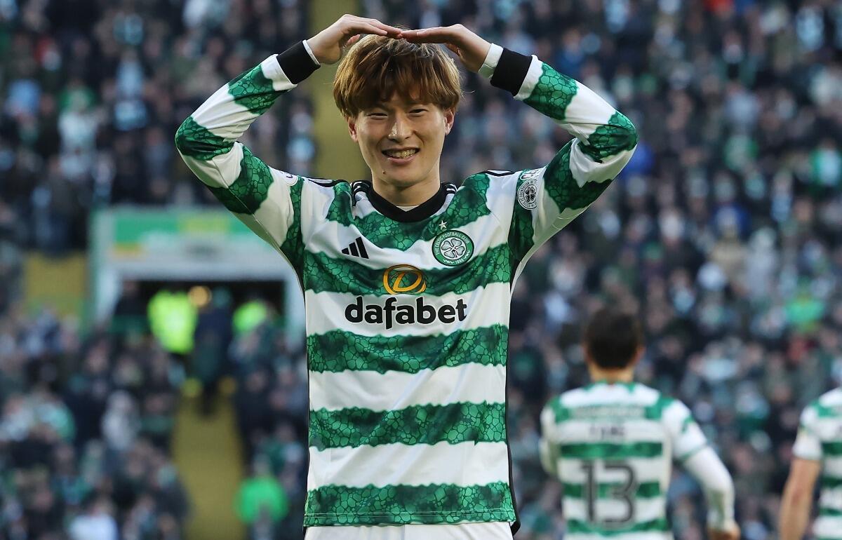 セルティックの日本代表FW古橋亨梧