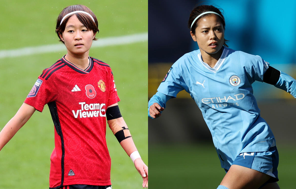 マンチェスター・ダービーで対決が実現した宮澤ひなたと長谷川唯