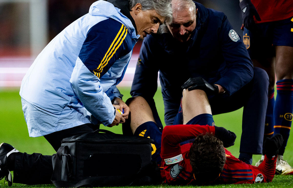 ヒザの重傷で今季絶望となってしまったガビ