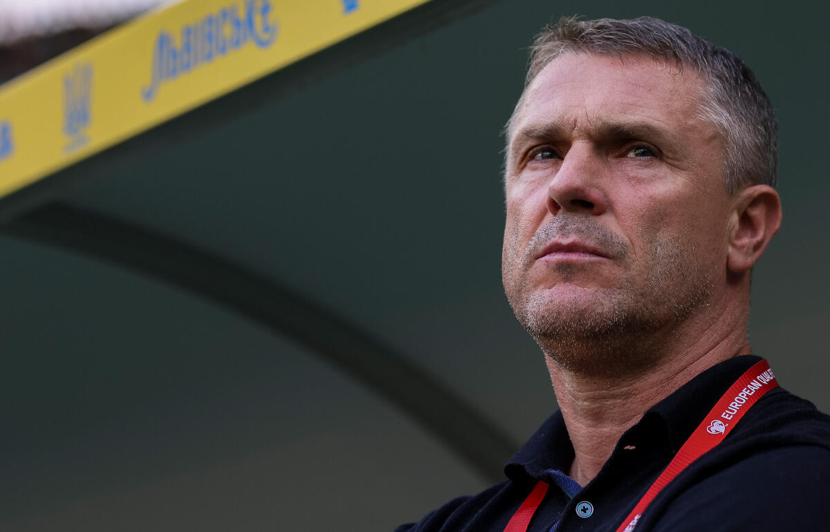 ウクライナ代表を率いるセルゲイ・レブロフ監督