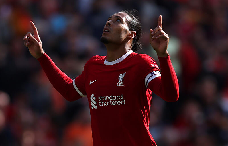 キャプテンとしてリバプールを支えるDFヴィルヒル・ファン・ダイク