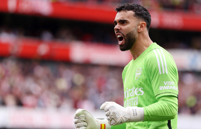 ラヤは今夏にブレントフォードからアーセナルにローン加入。