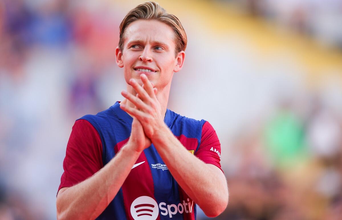 バルセロナのオランダ代表MFフレンキー・デ・ヨング