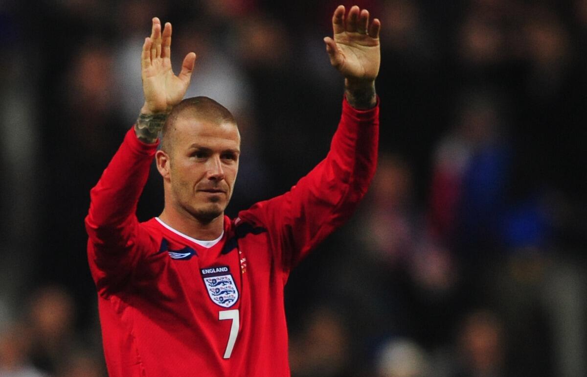 現役時代にイングランド代表として115試合に出場したデイビッド・ベッカム氏
