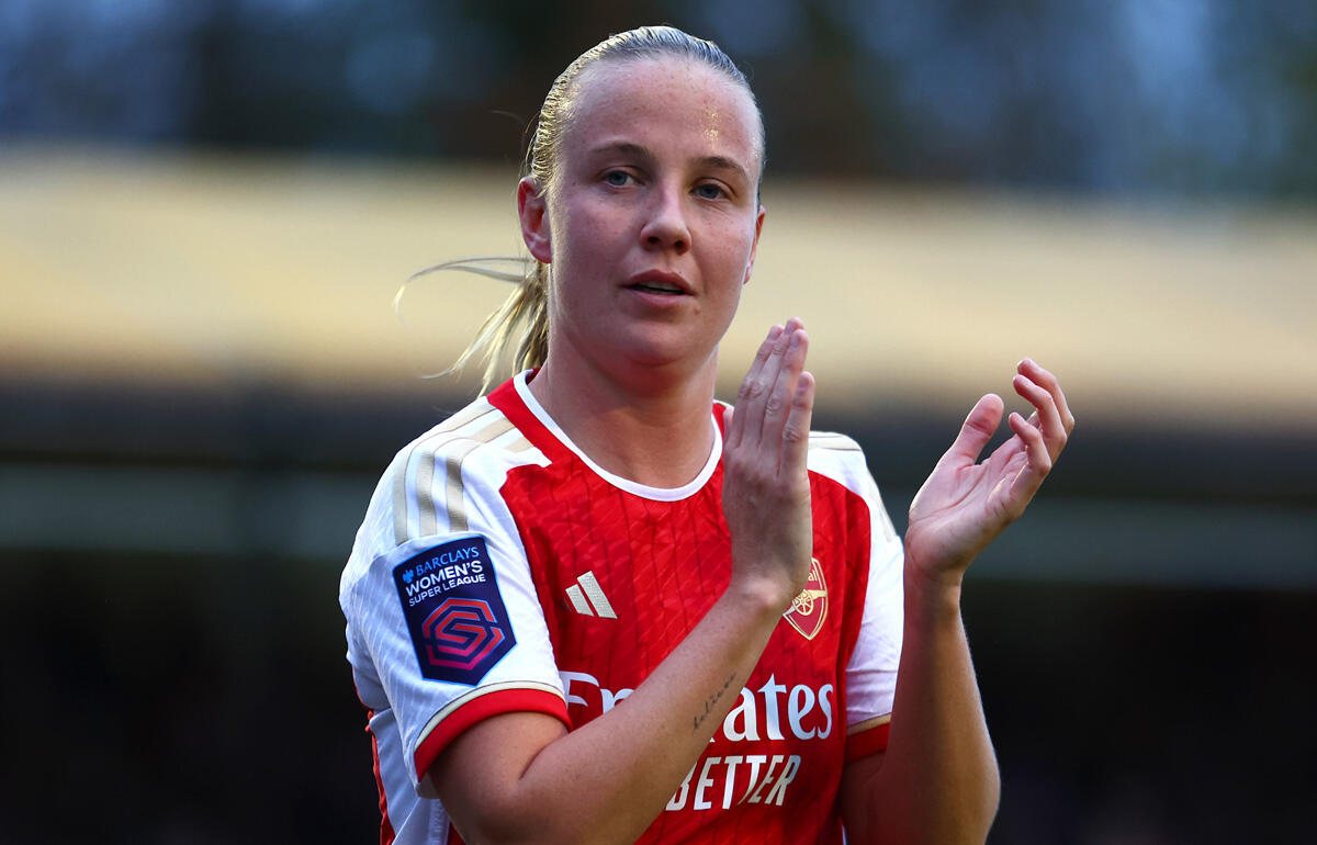 復活のゴールを決めたアーセナルのベス・ミード