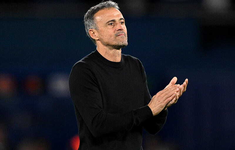 劇的ドローの試合を振り返るルイス・エンリケ監督