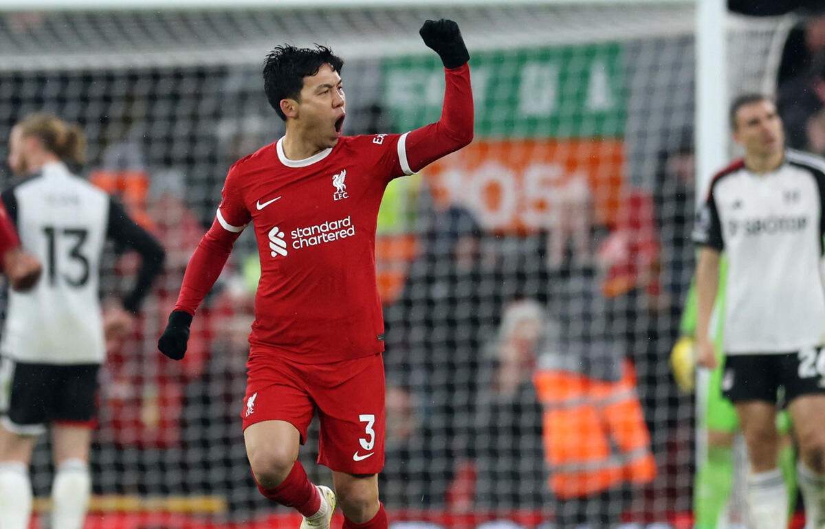 値千金の同点ゴールを決めた遠藤航