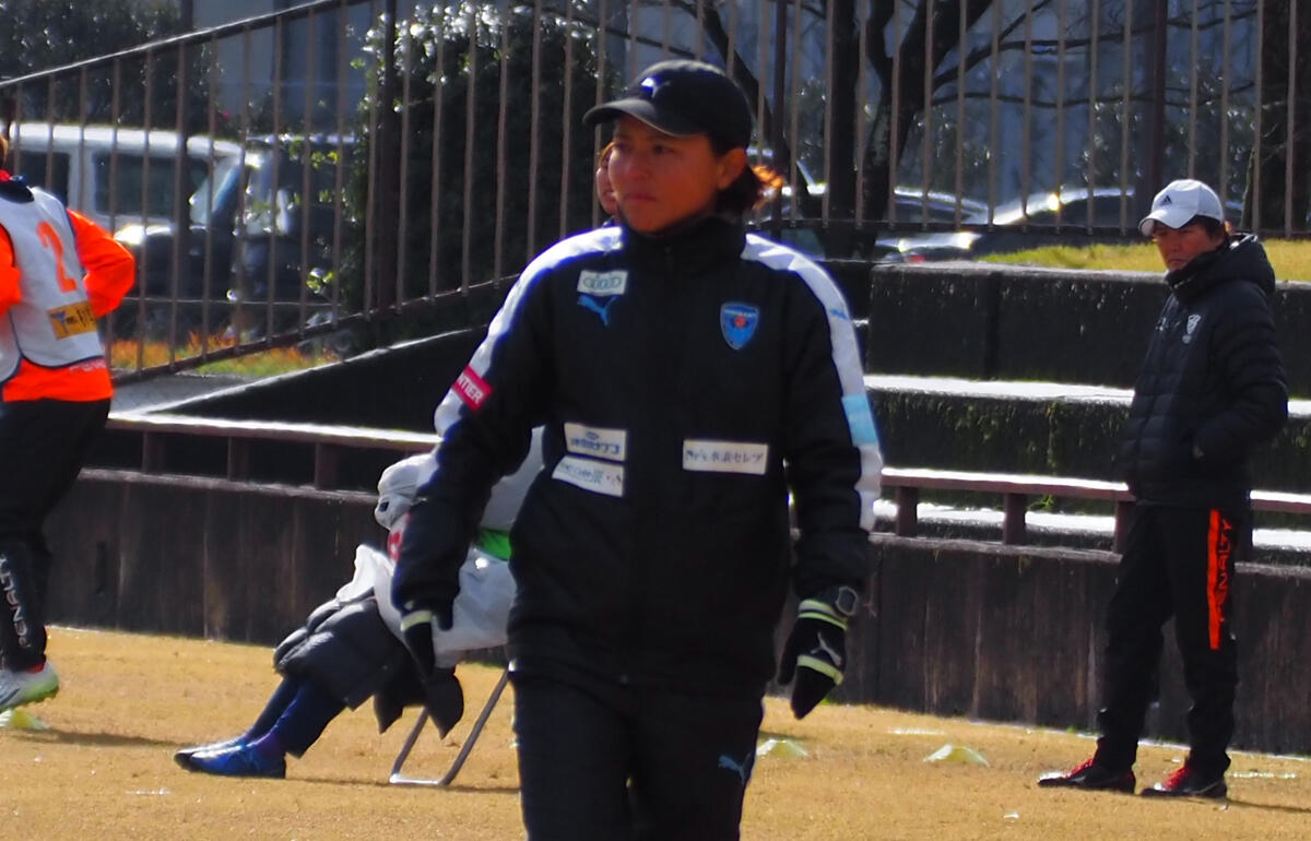4回戦進出を決めたニッパツ横浜FCシーガルズの石田美穂子監督