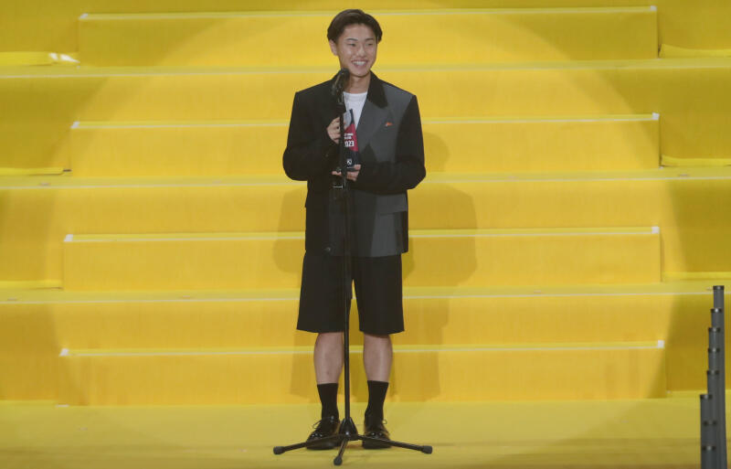 三戸舜介がベストヤングプレーヤー賞に。