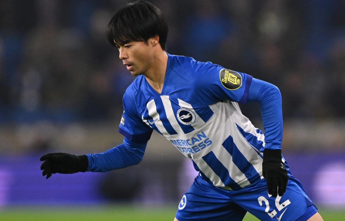 2ゴールに絡んだ三笘薫