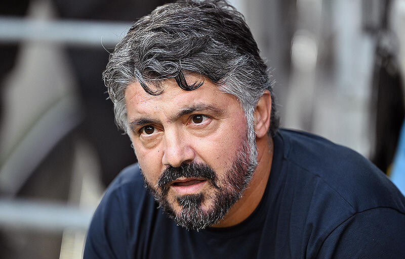 マルセイユを率いるジェンナーロ・ガットゥーゾ監督