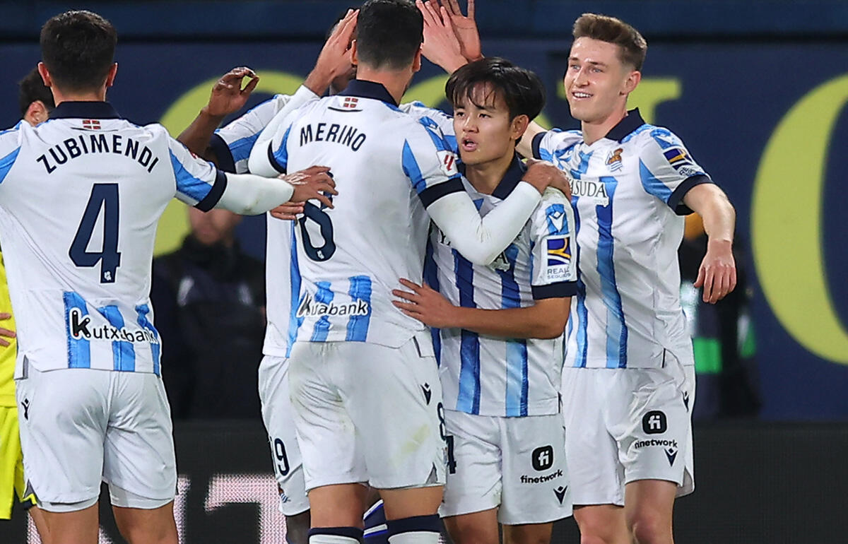 今季6点目を決めた久保建英