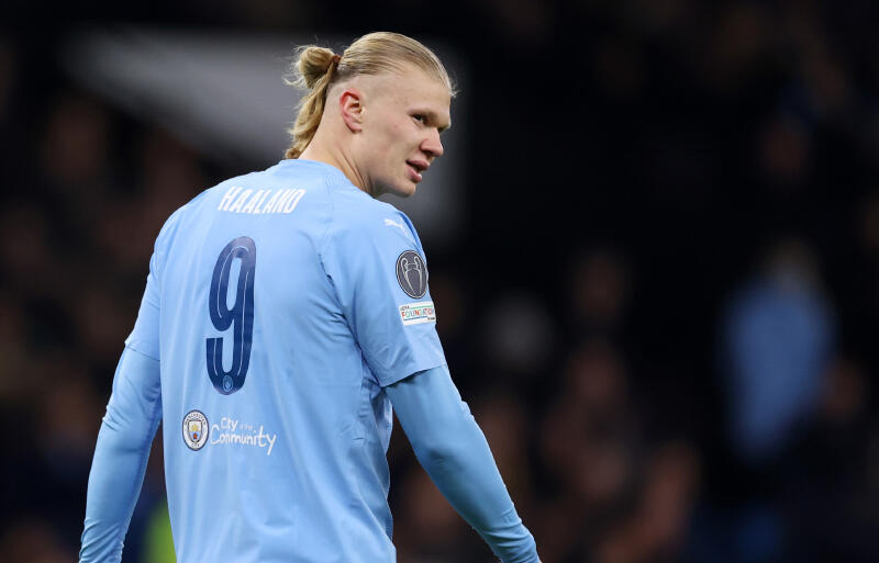 ハーランドは先のプレミアリーグで今季初欠場。