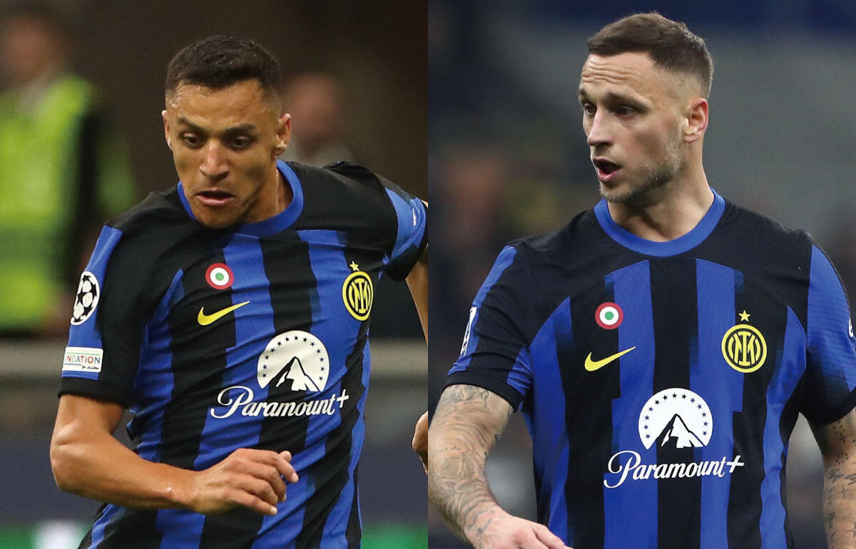 サンチェス(左)＆アルナウトビッチ(右)