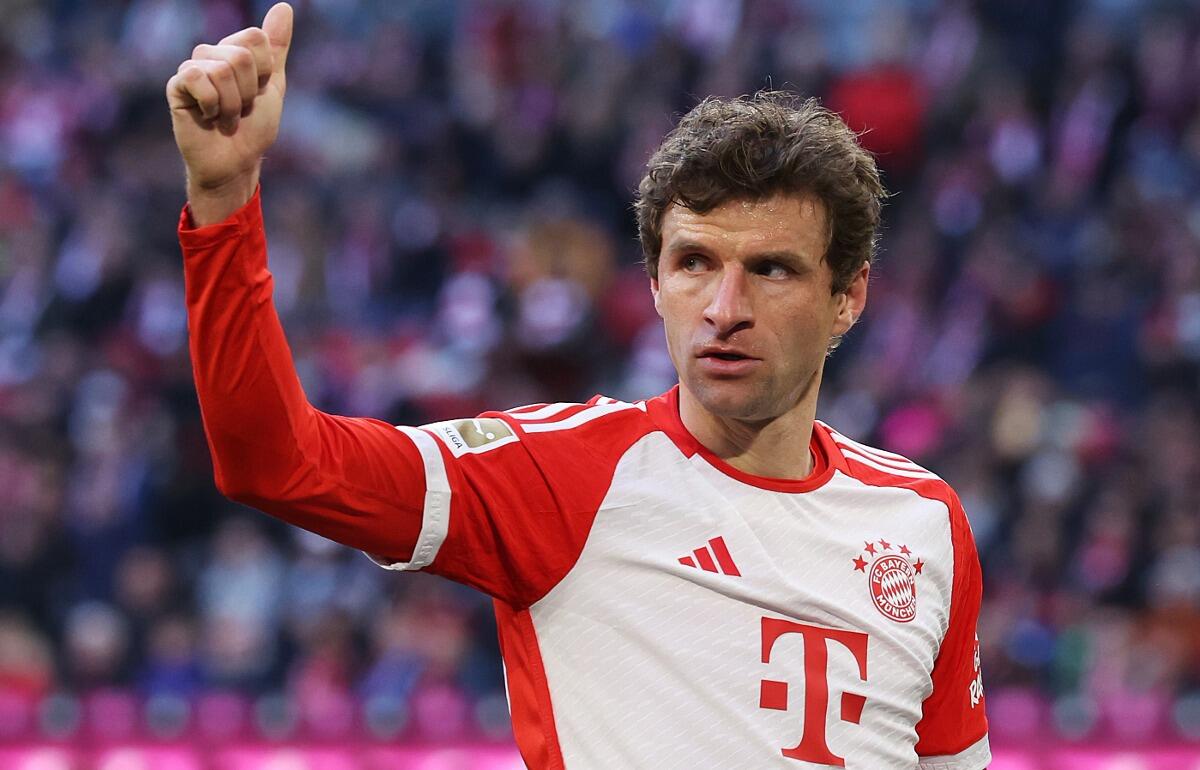 バイエルンのドイツ代表MFトーマス・ミュラー