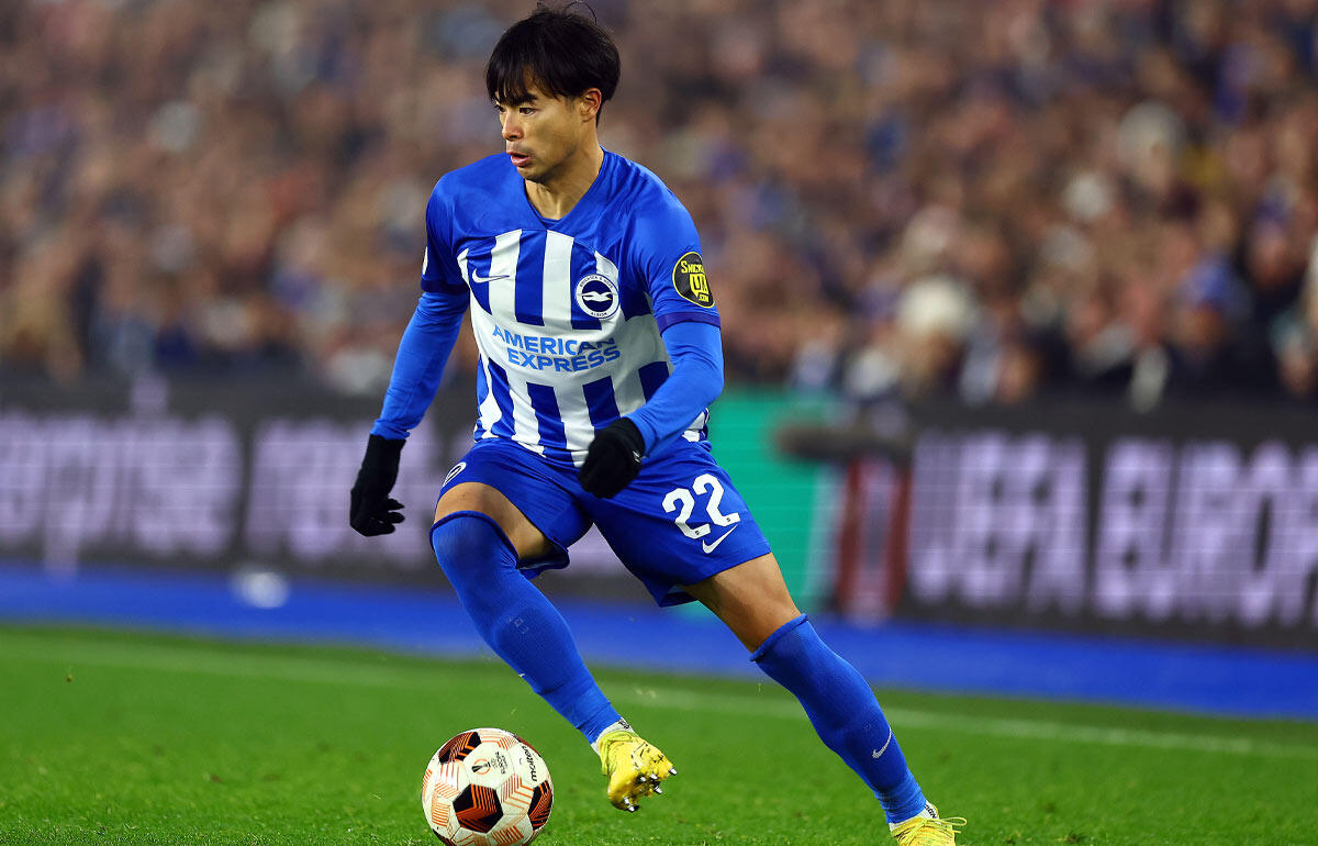 切れ味鋭いプレーを見せていた三笘薫