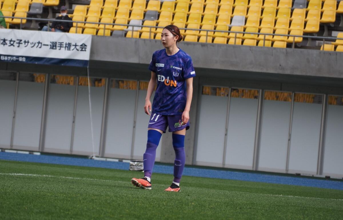 決勝点を挙げたサンフレッチェ広島レジーナMF中嶋淑乃