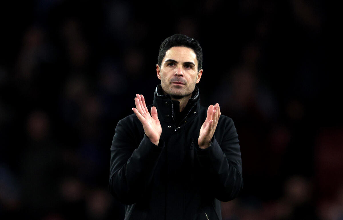 首位浮上となったアルテタ監督