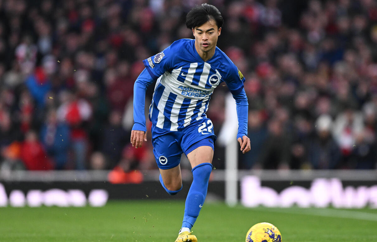 最終盤に決定機を演出した三笘薫