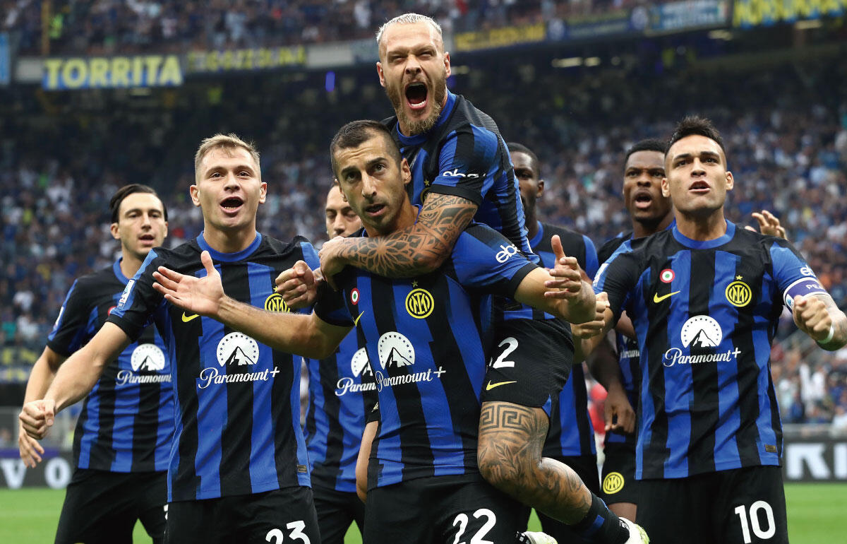 インテルの攻撃に彩りを加えるムヒタリアン