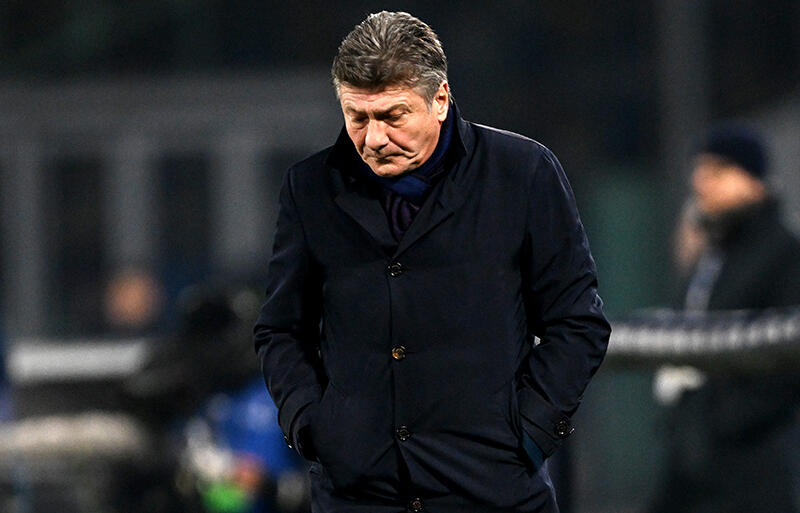 コッパ・イタリア敗退となったナポリのワルテル・マッツァーリ監督